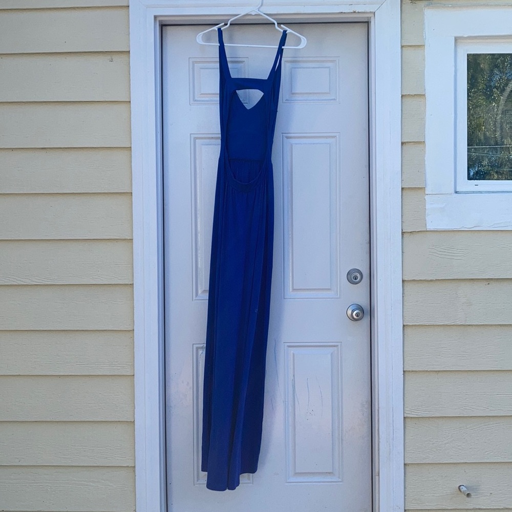 Blue maxi dress
